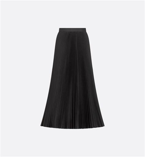 plaid dior skirt|Dior pleated mid length skirt.